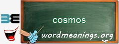 WordMeaning blackboard for cosmos